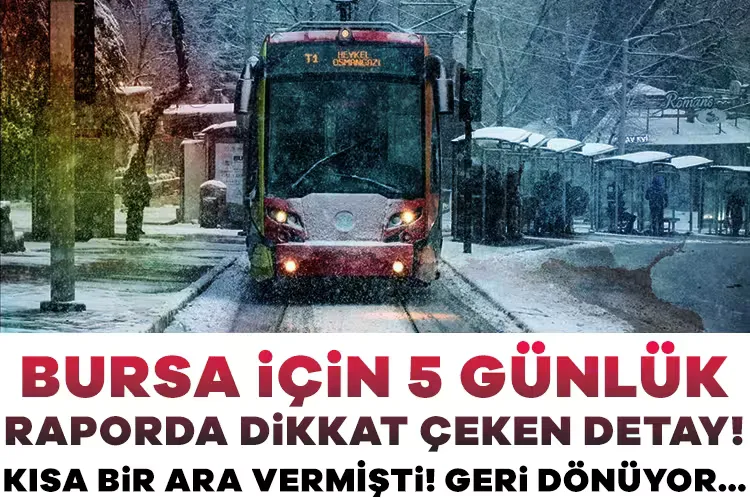 Bursa’da Kar Yağışı Ne Zaman Geliyor?