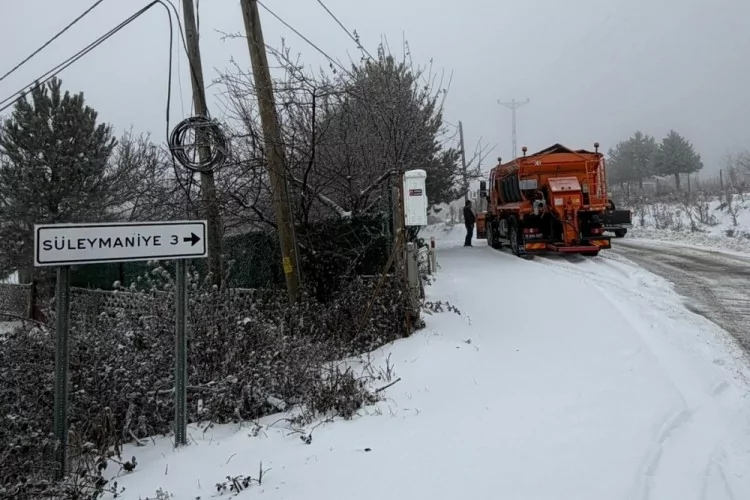 Bursa’da Karla Mücadele: Ekipler 7/24 Sahada!