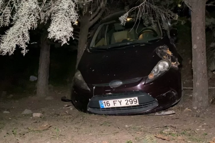 Bursa’da Kaza: Motosikletle Çarpışan Araç Uçtu!