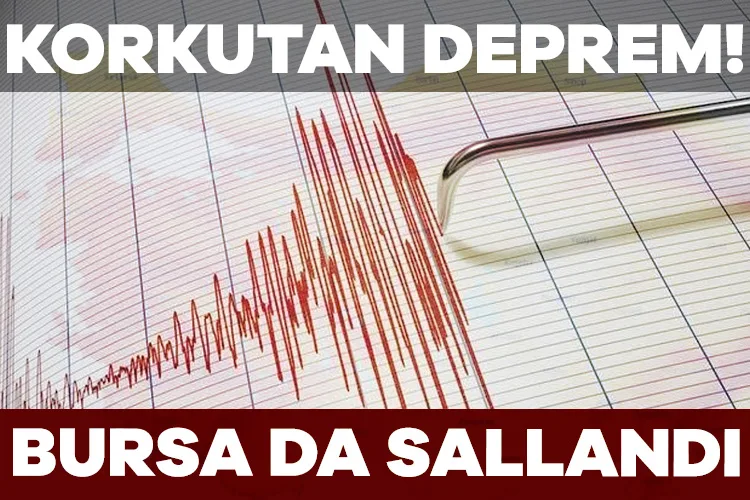 Bursa’da Korkutan Deprem: 4,2 Şiddetinde!