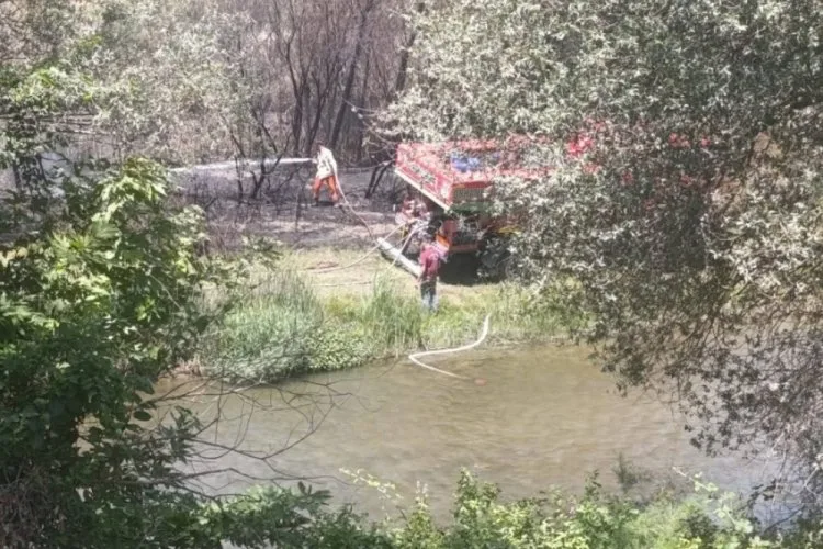 Bursa’da Korkutan Yangın, Vatandaşları Tedirgin Etti