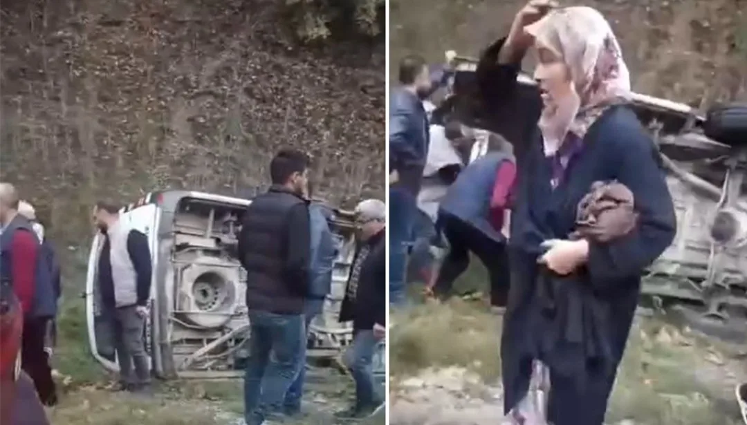 Bursa’da Minibüs Devrildi: 8 Yaralı!