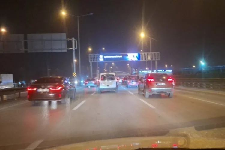 Bursa’da Müsabaka Sonrası Trafik Çileye Dönüştü