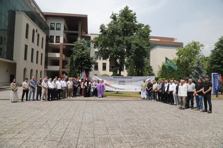 Bursa’da Öğrencilerden Filistin İçin Nöbet!
