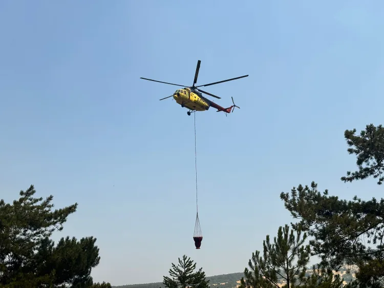 Bursa’da Orman Yangınına Köylülerden Destek!