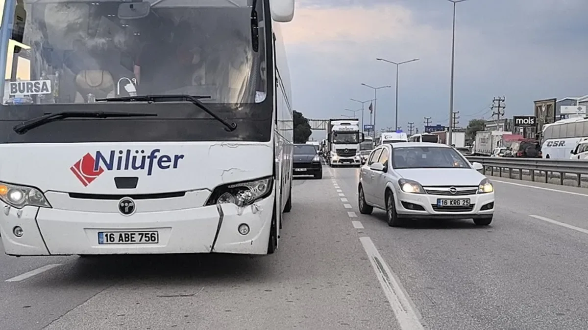 Bursa’da Otobüs Kazasında Bir Kişi Hayatını Kaybetti