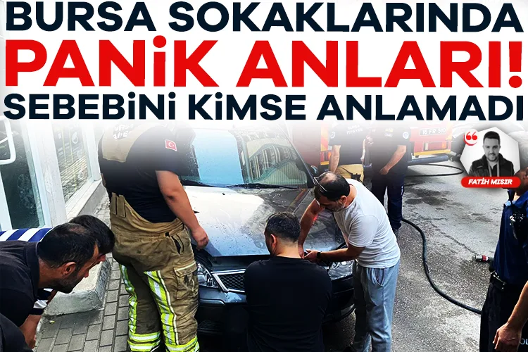 Bursa’da Park Halindeki Araç Panik Yarattı!