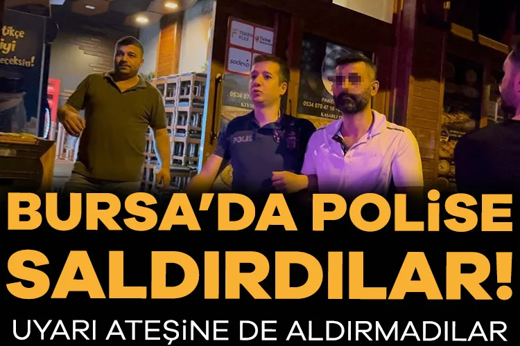 Bursa’da Polis Memurlarına Bıçaklı Saldırı!