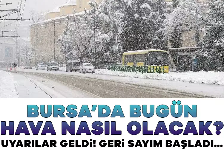 Bursa’da Sert Hava Uyarıları: 5 Günlük Tahmin!