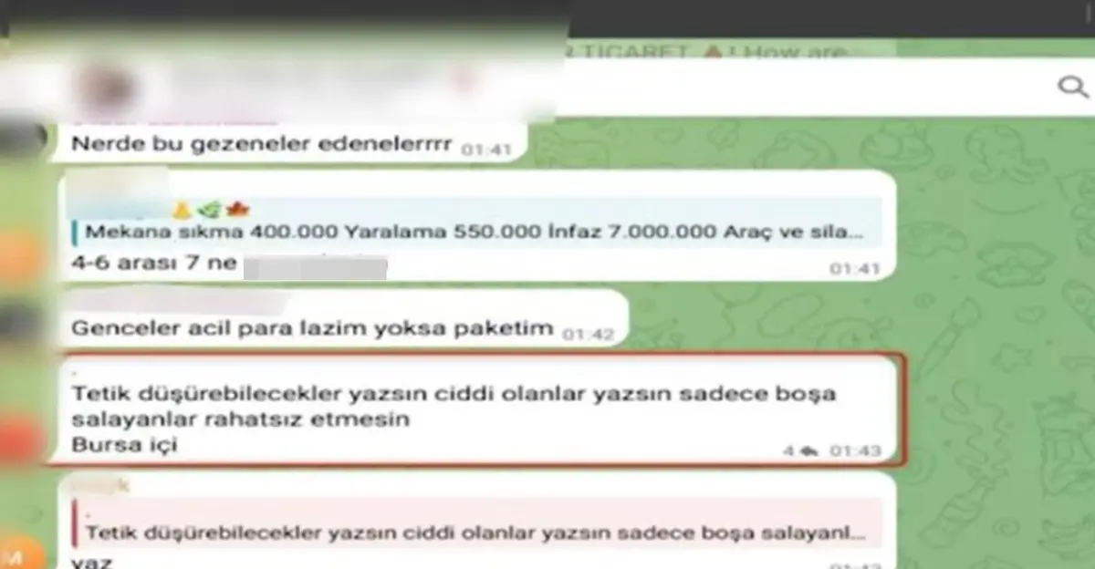 Şoke eden yazışmalar! Gasp 250 bin TL, infaz 4 milyon TL 7