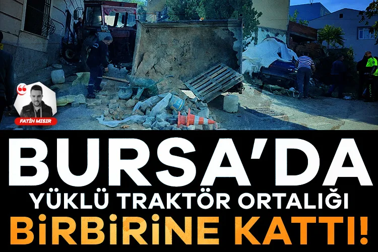 Bursa’da Traktör Kazası: 2 Yaralı, Etrafta Panik!