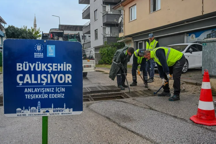 Bursa’da Yoğun Yağışa Karşı Tedbirler Alındı