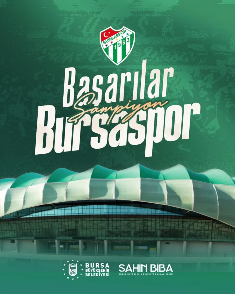 Bursa’dan Bursaspor’a Şampiyonluk Mesajı!
