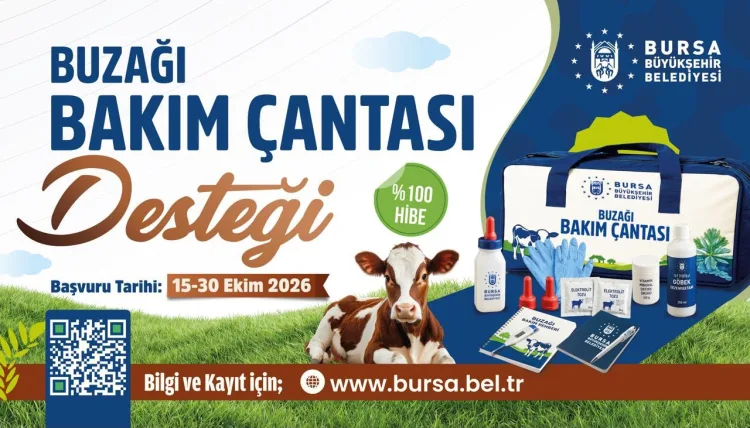 Bursa’dan Büyükbaş Yetiştiricilere Bakım Desteği