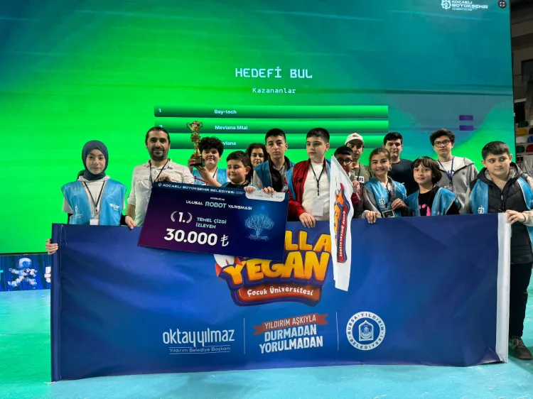Bursa’dan Genç Mucitler: Robot Yarışmasında 1.’lik!