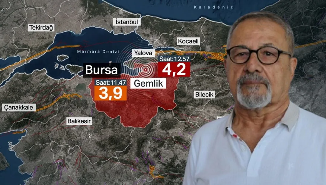 Bursa Gemlik’te 4,2 Büyüklüğünde Deprem!