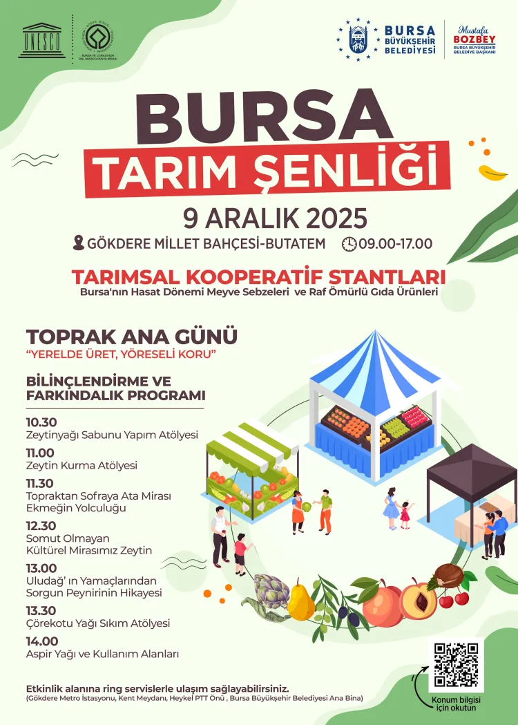 Bursa Tarım Şenliği: Yerel Lezzetler Vitrine Çıkıyor!