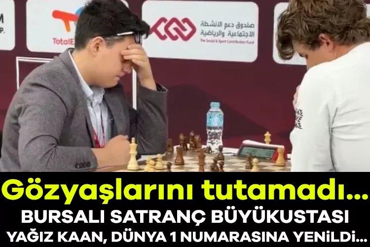 Bursalı Satranççı Yağız Kaan, Dünya 1 Numarasına Yenildi