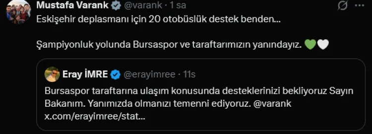 Bursaspor’a Büyük Destek: 50 Otobüs Yola Çıkıyor!