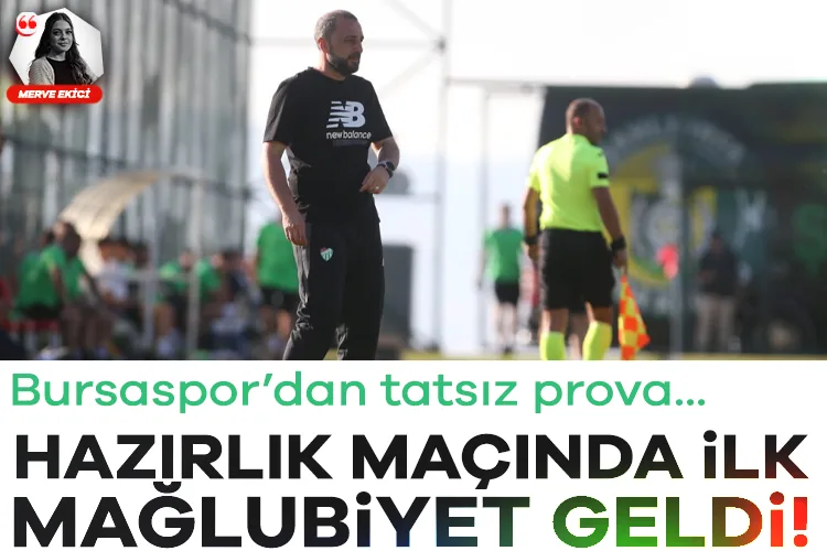 Bursaspor, Hazırlık Maçında Şanlıurfaspor’a Yenildi