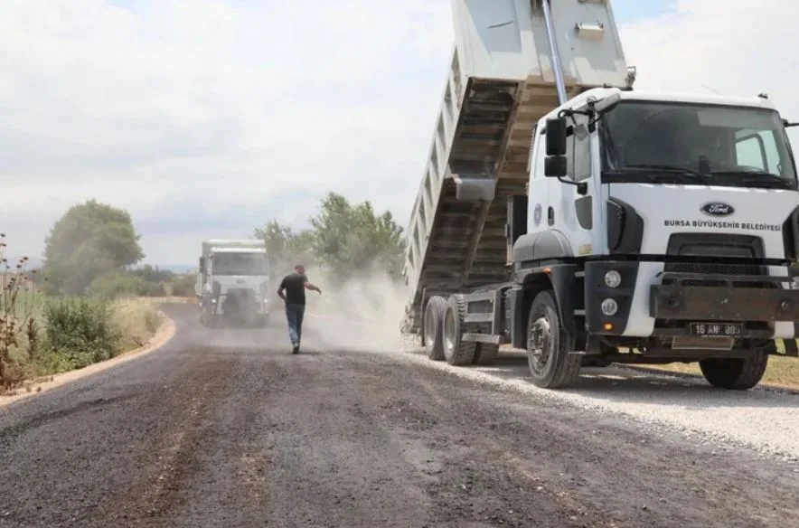 Büyükşehir’den Nilüfer kırsalına ulaşım yatırımı