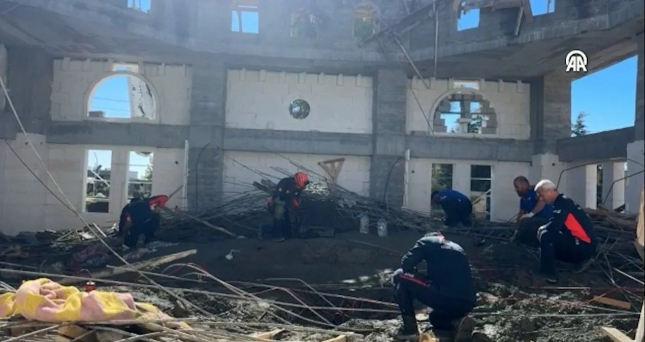Cami İnşaatında Göçük: 6 Kişi Yaralandı