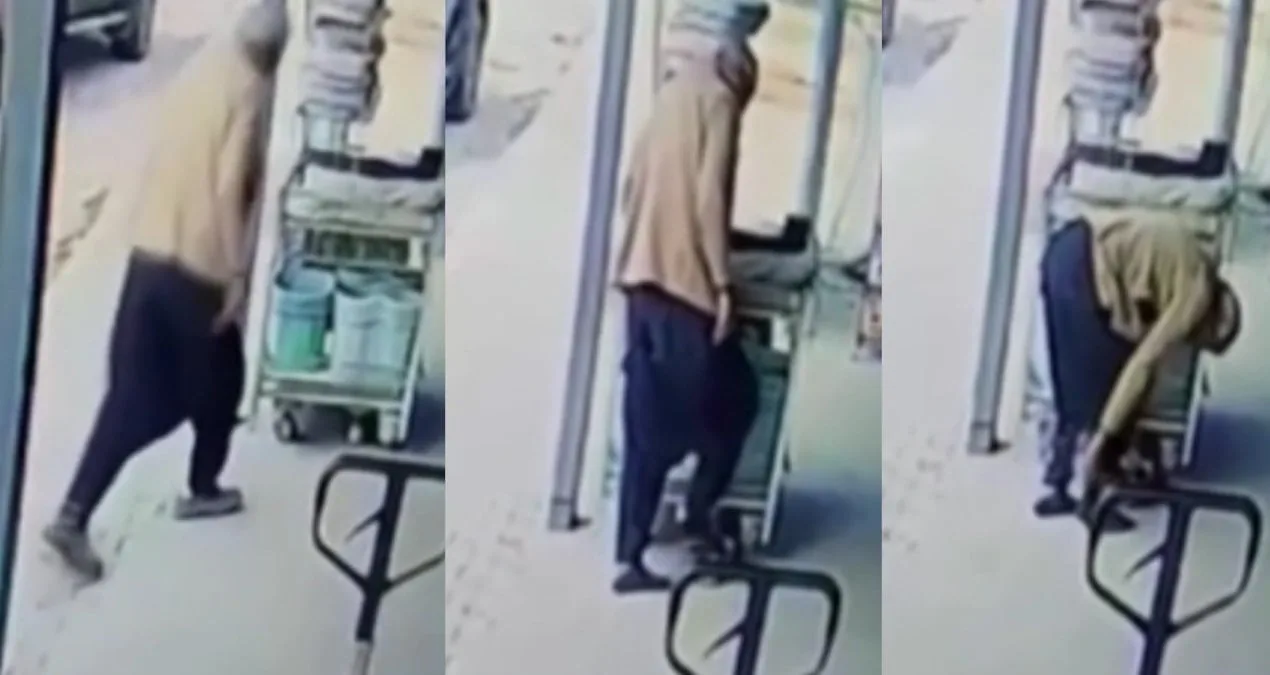 Çamurlu Ayakkabıyla Markete Giriş Şaşırttı!