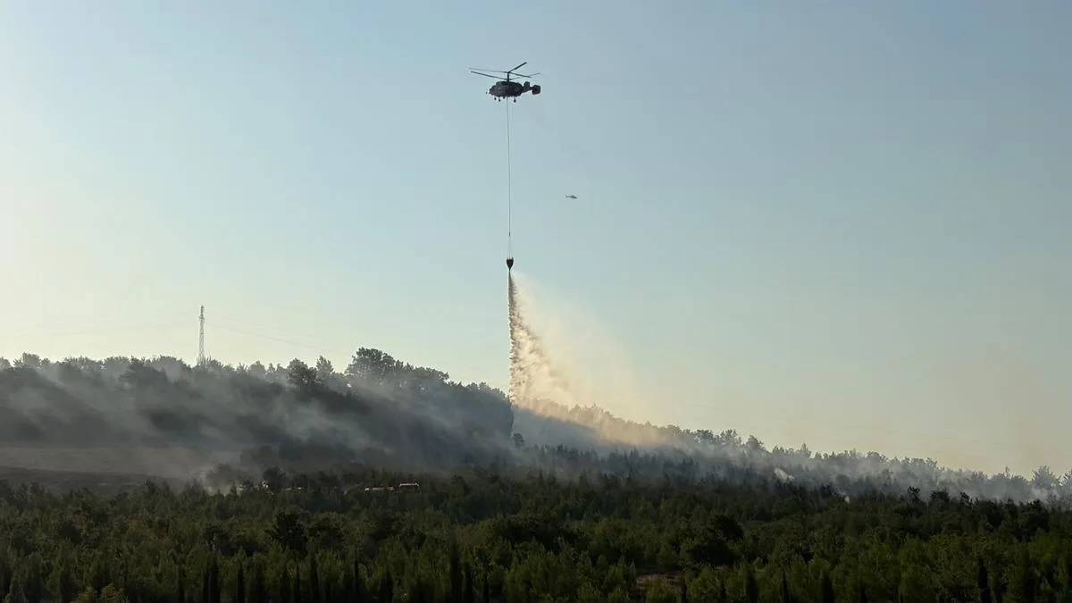 Çanakkale’de Orman Yangını: Ekipler Seferber!
