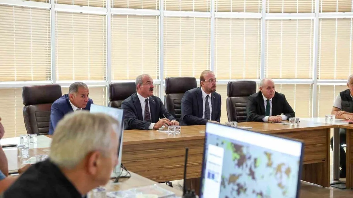 Çanakkale’de Orman Yangınları İçin Toplantı Yapıldı