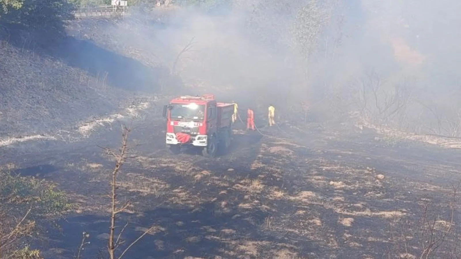 Çanakkale’de Tarım Arazisinde Yangın Çıktı!