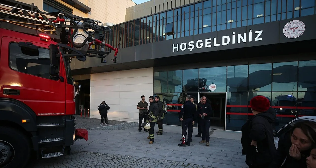 Çanakkale Hastanesinde Yangın Paniği!