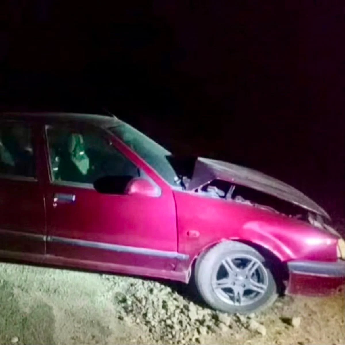 Çankırı’da İki Otomobil Çarpıştı, Yaralı Yok