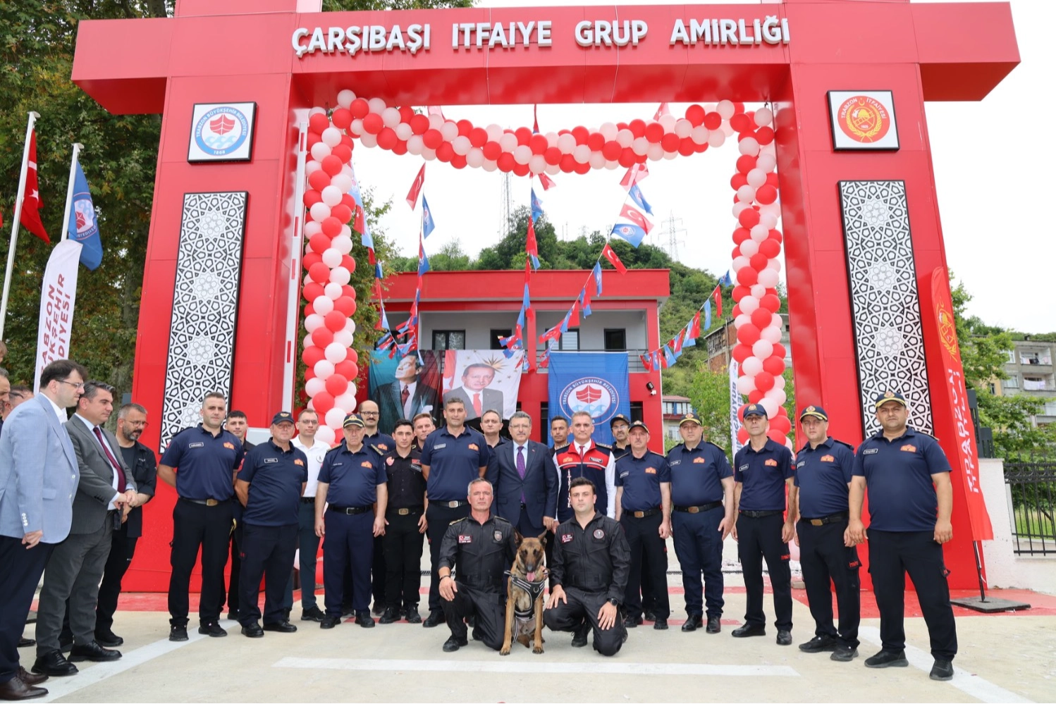 Çarşıbaşı’na Modern İtfaiye Hizmet Binası Açıldı!