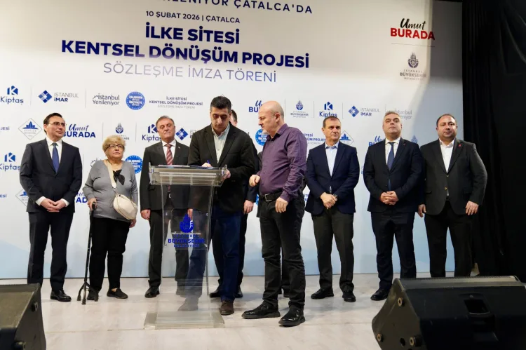Çatalca İlke Sitesi’nde Sözleşmeler İmzalandı!