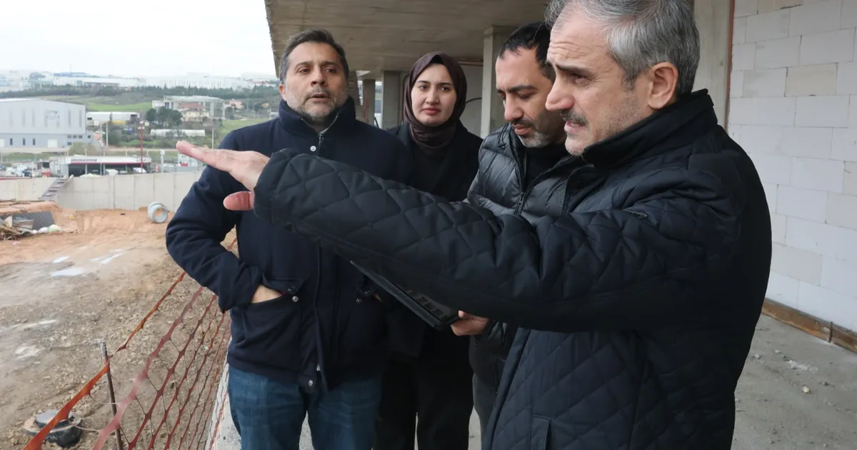 Çayırova Spor Lisesi İnşaatı Hızla Devam Ediyor