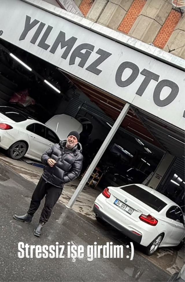 Cem Yılmaz, hastalığın ardından oto sanayide “stresiz” diye paylaştı
