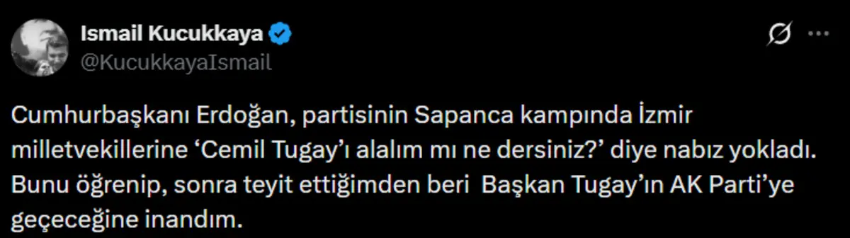 Olay iddia! Erdoğan, Cemil Tugay'ı sormuş: Alalım mı ne dersiniz? 3