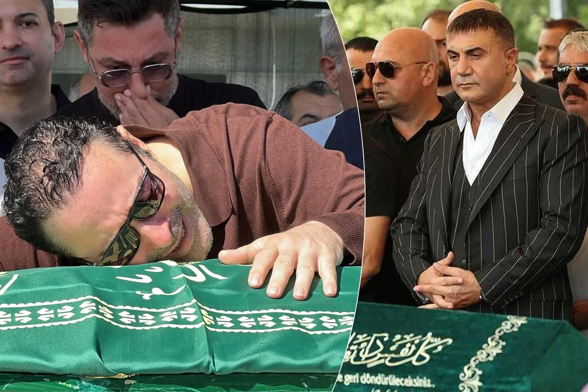 Cenazede Sedat Peker’den Duygusal Destek