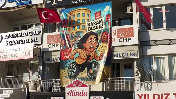 Çerçioğlu’na Tepkiler: ‘Haram Olsun’ Pankartı!