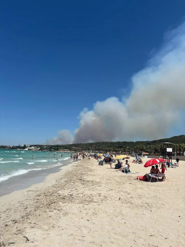 İzmir'deki yangın Çeşme'ye de sıçradı! - Resim : 4