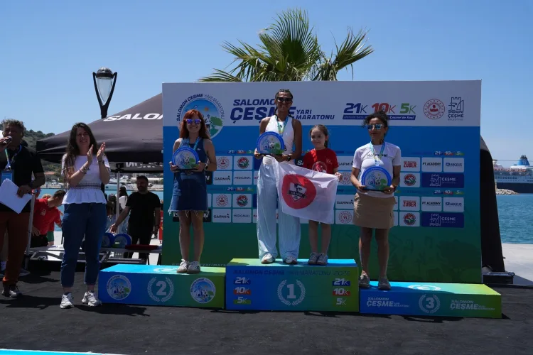 Çeşme Yarı Maratonu’nda 3.450 Sporcu Koştu!