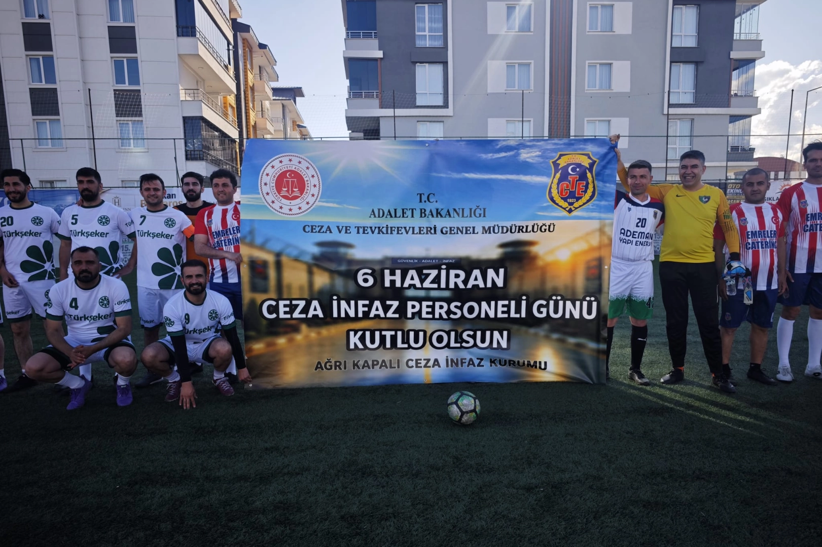 Cezaevi Takımından Anlamlı Pankart Dikkat Çekti