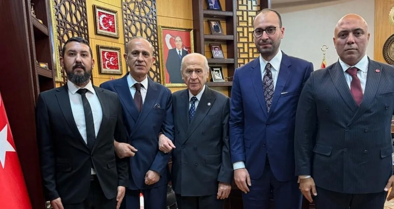 Cezaevinden Tahliye Olan Bilgin, Bahçeli’yi Ziyaret Etti
