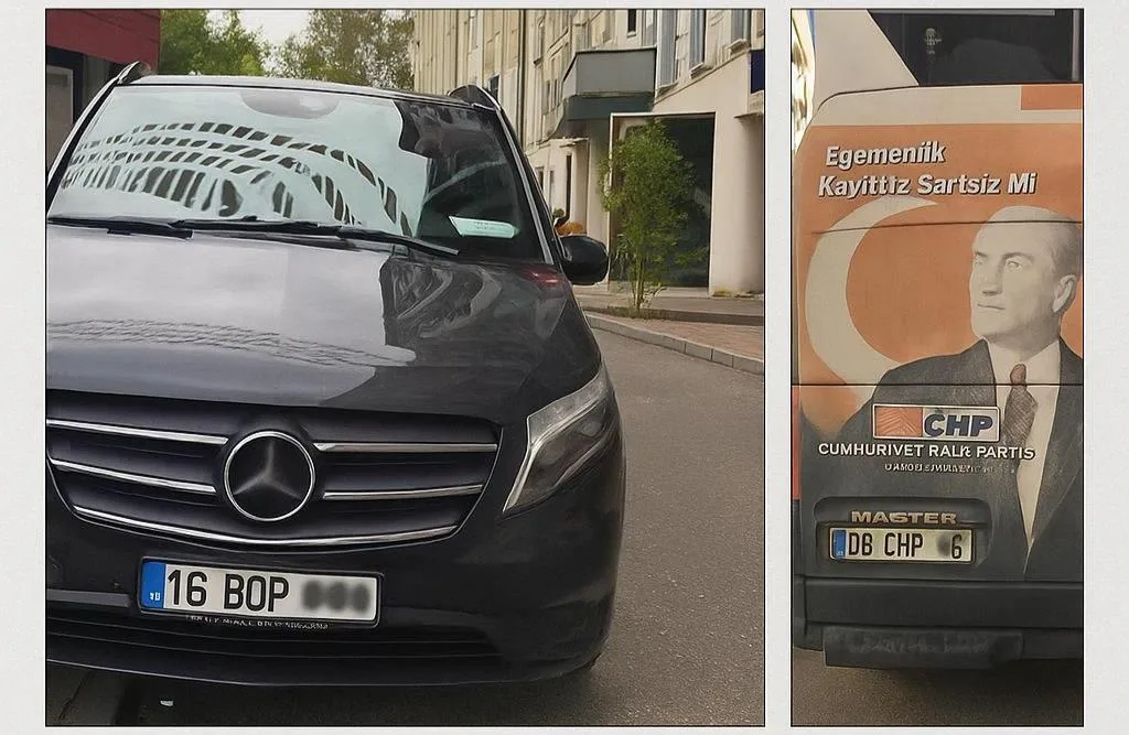 CHP Bursa İl Başkanı Nihat Yeşiltaş’ın “BOP” Plakalı Makam Aracı Tepki Çekti