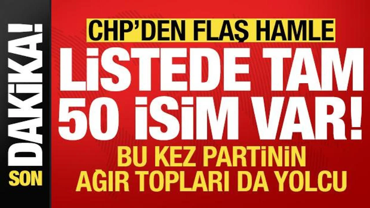 CHP’de İhraç Krizi: 50 İsim Disiplinde!