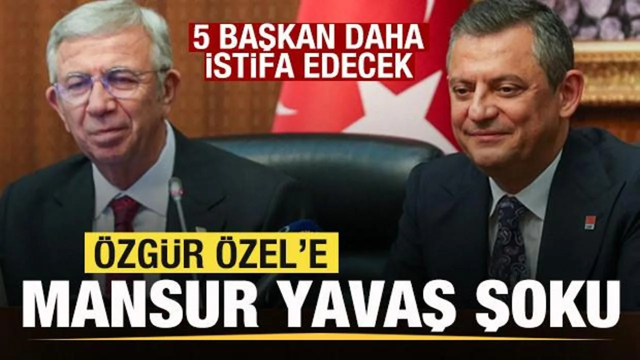 CHP’de İstifalar: Yavaş’a Bağlılık Mesajı!