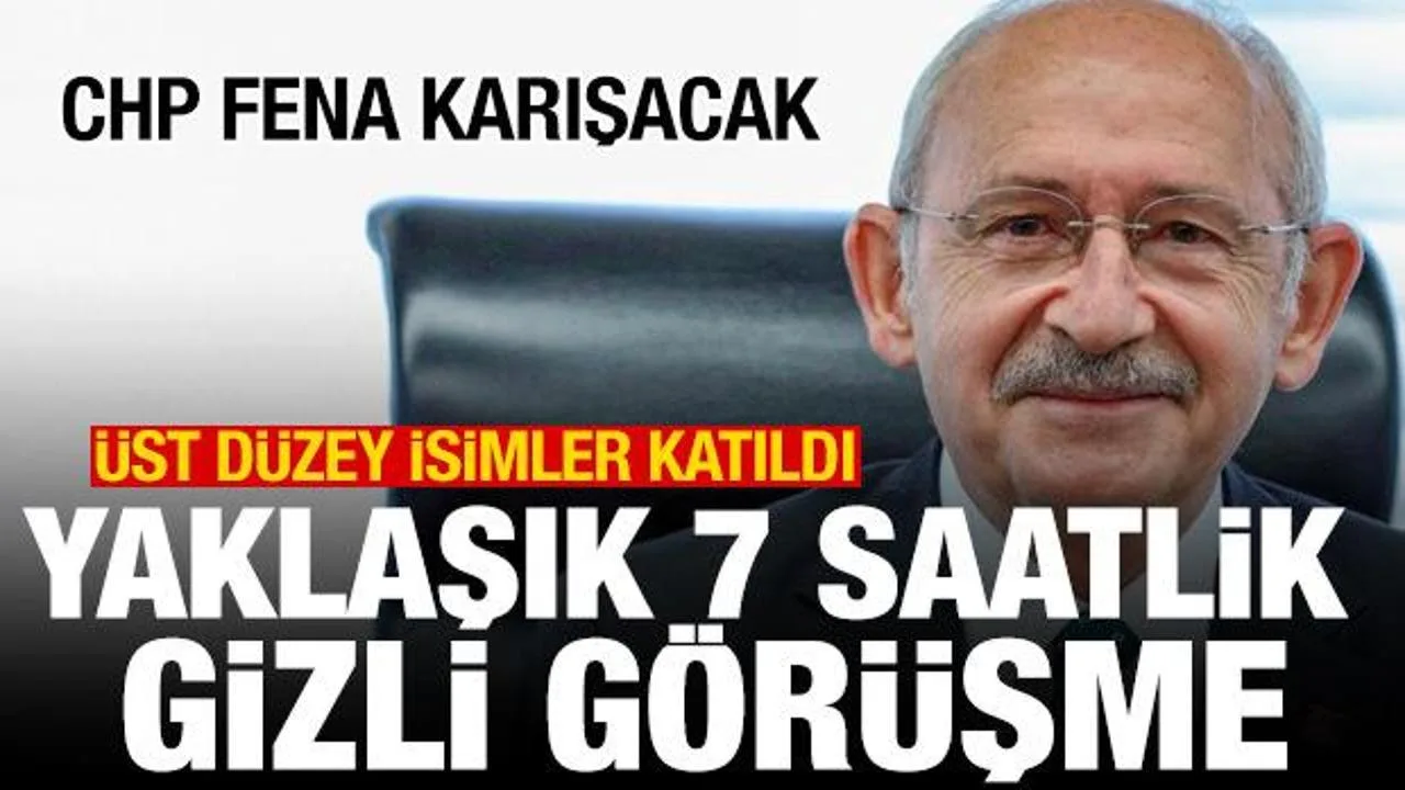 CHP’de Kritik Toplantı: 42 Kişi Bir Araya Geldi!