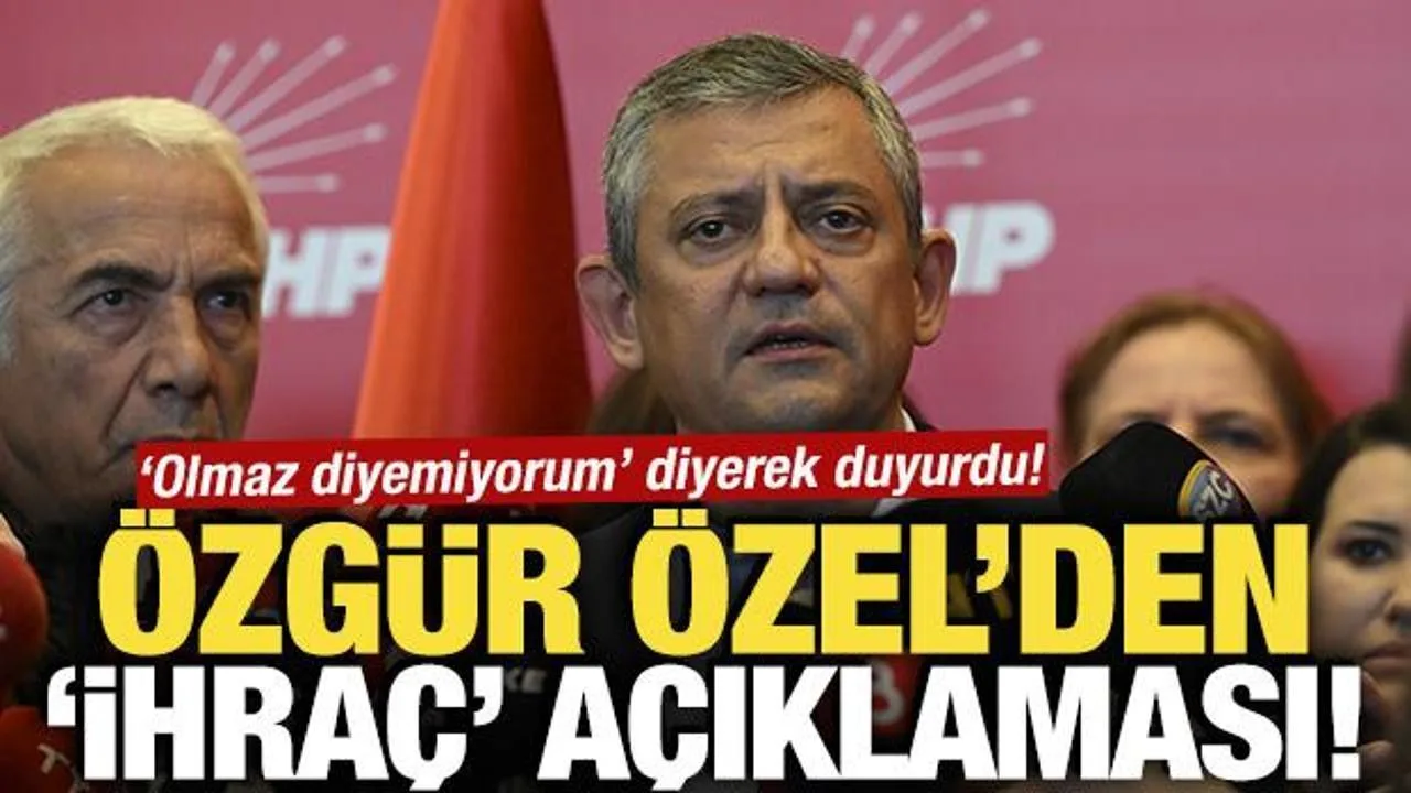 CHP’de Kriz! Özgür Özel İhtilaf Başlattı