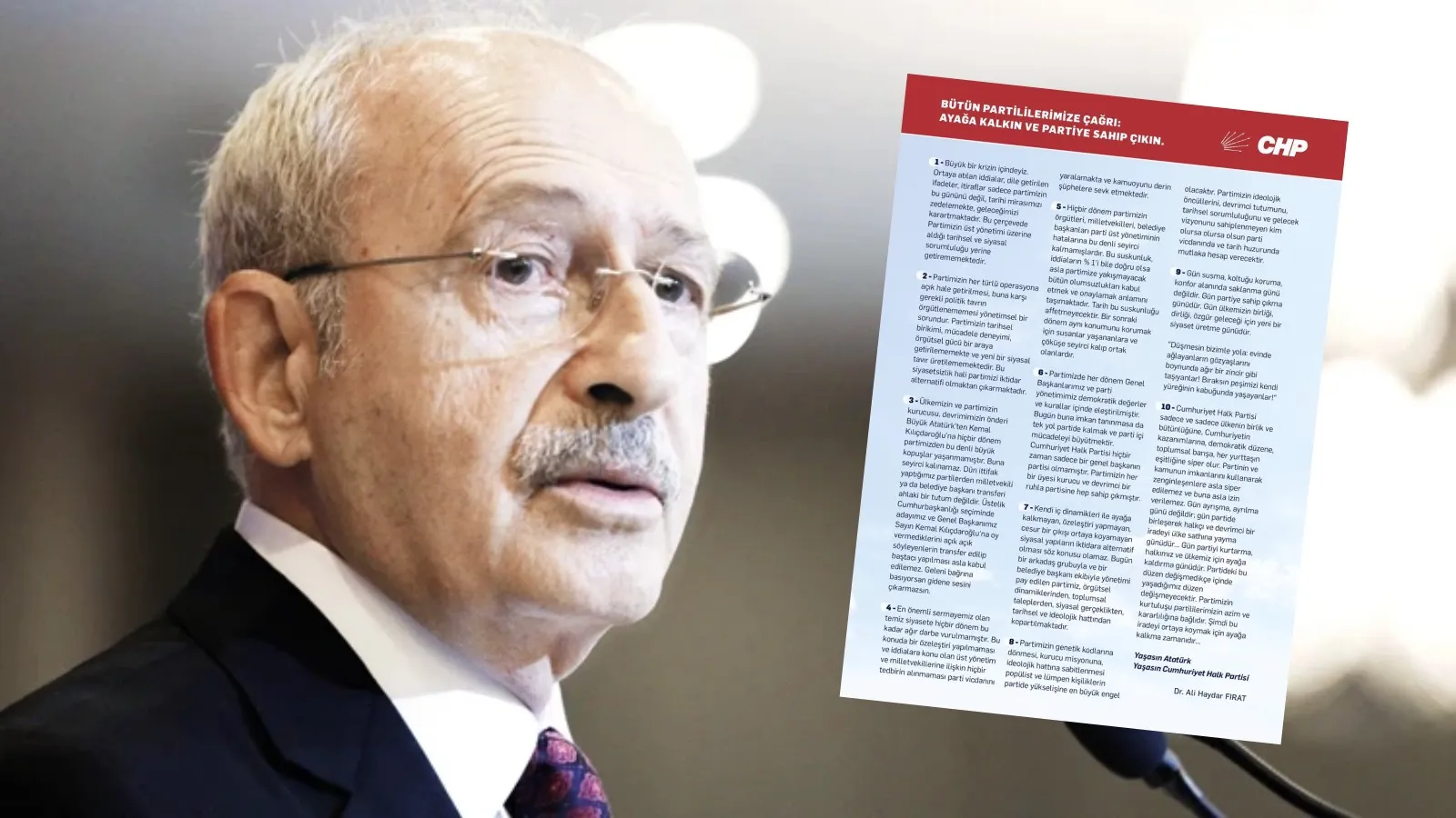 CHP’de Manifesto: Ayağa Kalkın Çağrısı!