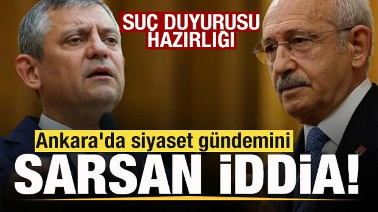 CHP’de Özgür Özel’e Suç Duyurusu Gündemde!
